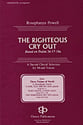 The Righteous Cry Out SATB choral sheet music cover